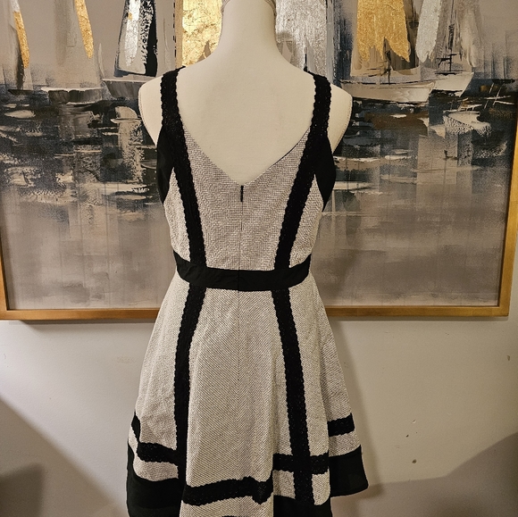 Ryu Black and White Mini Dress - Picture 3 of 8